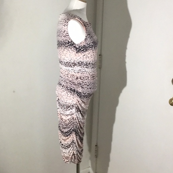 Cache Ruched Cheetah Dress - Picture 2 of 6